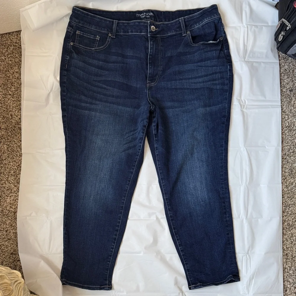 Maurices Dark High-Rise jeans size 24W - Picture 1 of 7